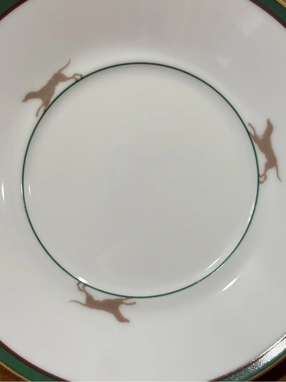 Vintage Noritake Royal Hunt set of 5 saucers